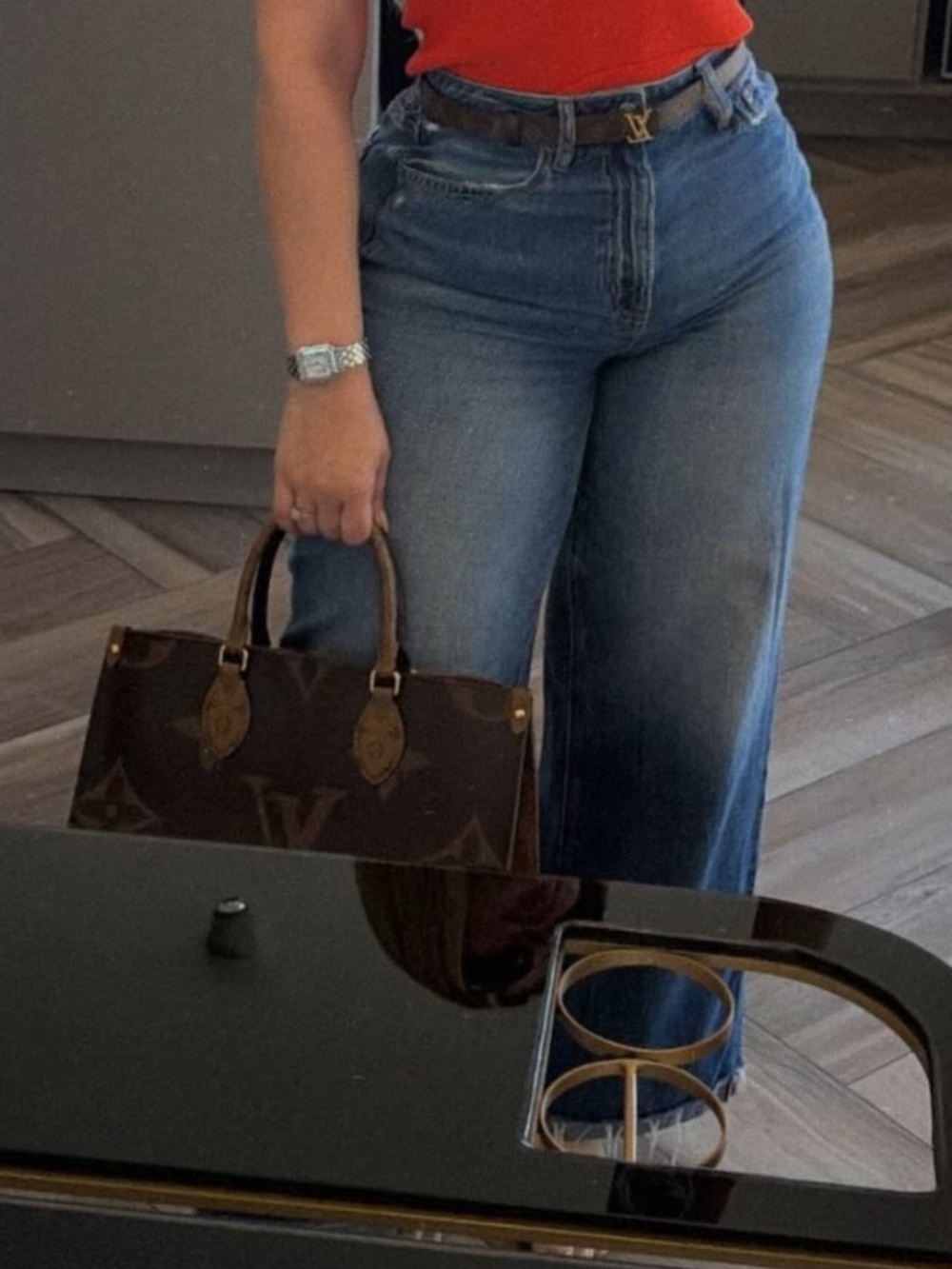 Authentic New Louis Vuitton Onthego MM Monogram.